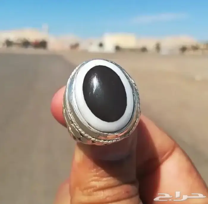 خاتم العين عقيق يماني سليماني ملكي 3