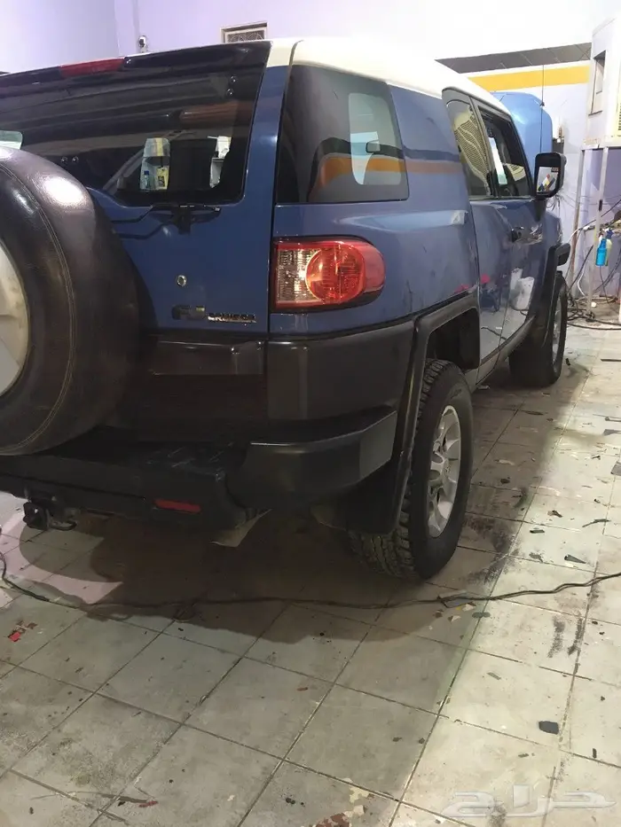 تجليد فضيات الصدام وشبك التويوتا FJ 16