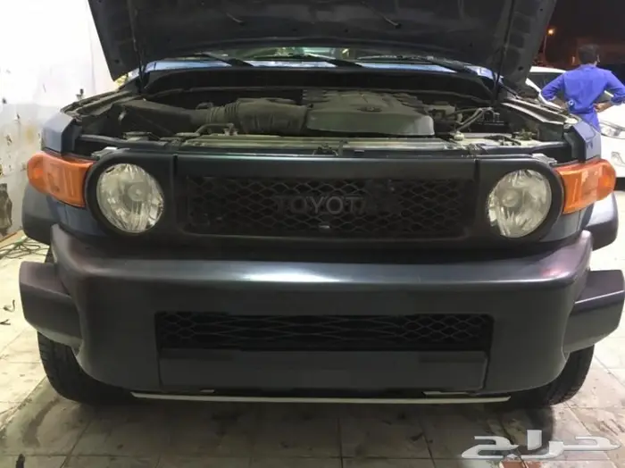 تجليد فضيات الصدام وشبك التويوتا FJ 9