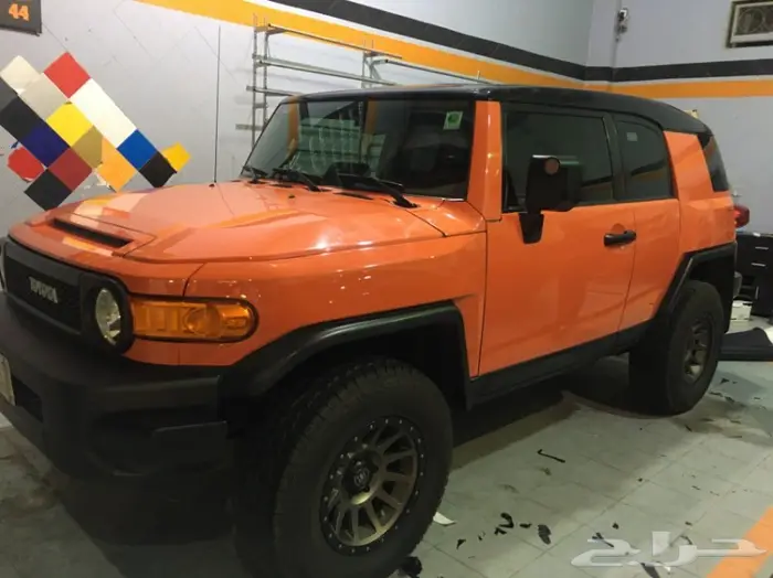 تجليد فضيات الصدام وشبك التويوتا FJ 11