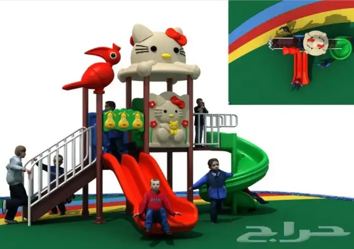 ملاهي العاب اطفال مراجيح زحاليق 3
