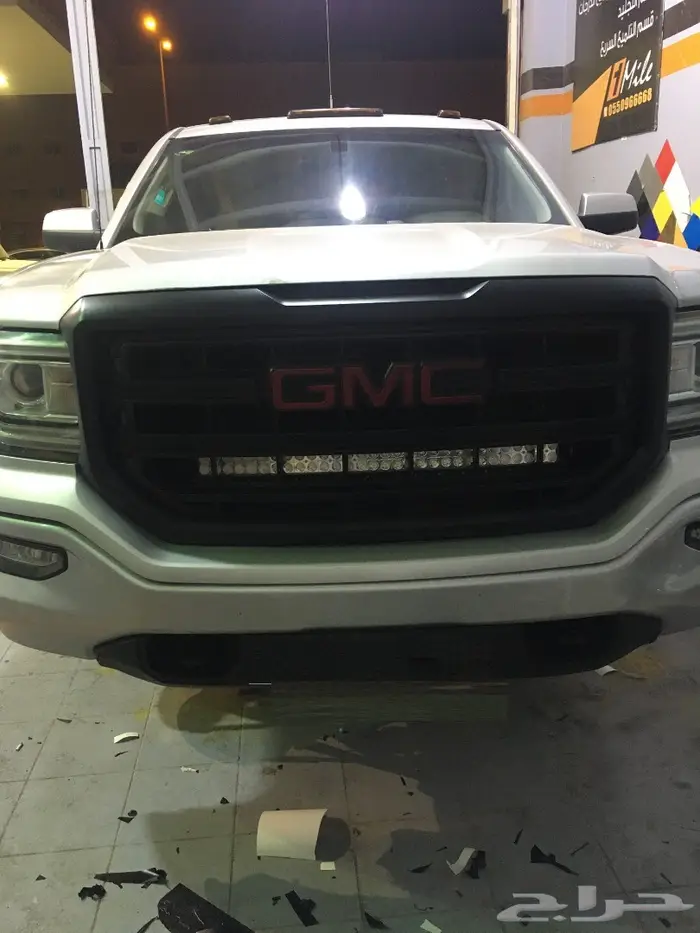 تركيب استيكر(تجليد) شبك وصدامات الجمس السييرا 6