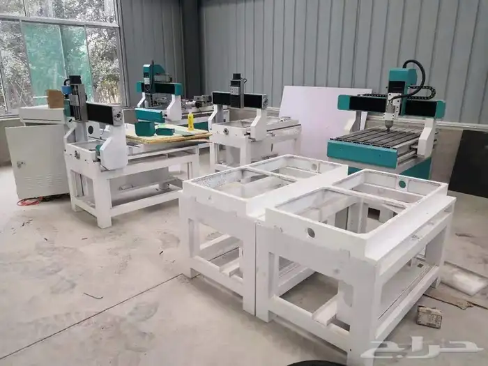 CNC router - laser- fiper laser سي ان سي 3