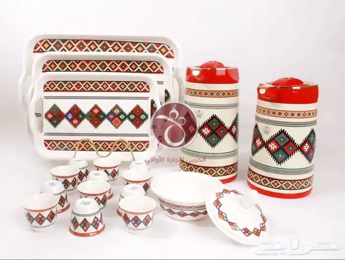 طقم ضيافة المركاز المميز السعر 295 ريال 0