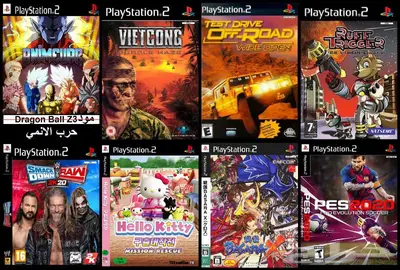 العاب سوني 2 PS2 منسوخة كوبي اشرطة 26