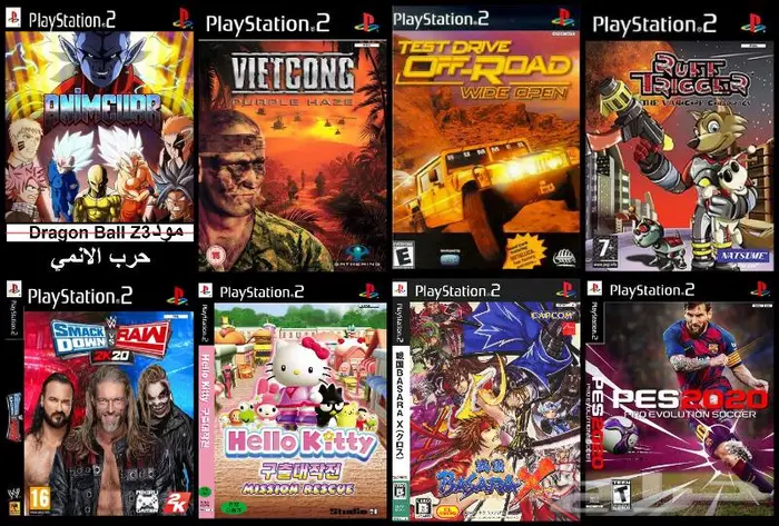 العاب سوني 2 PS2 منسوخة كوبي اشرطة 26