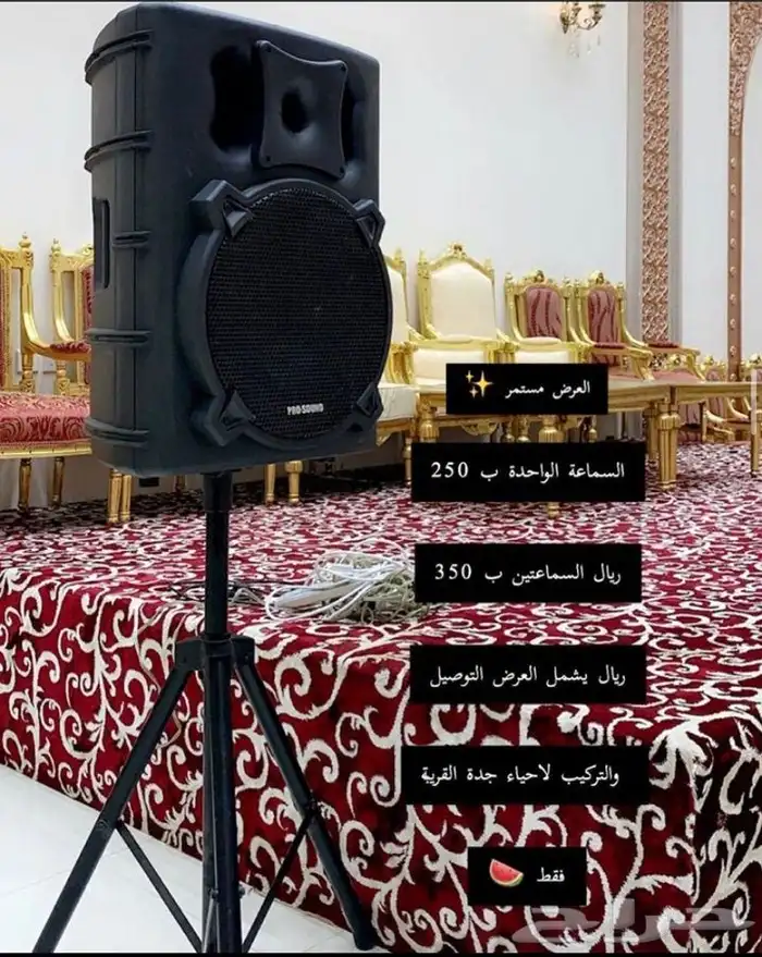 تاجير سماعات بروجيكتر ليزرات سموك مشين جلسات ومكعبات مضيئة 21