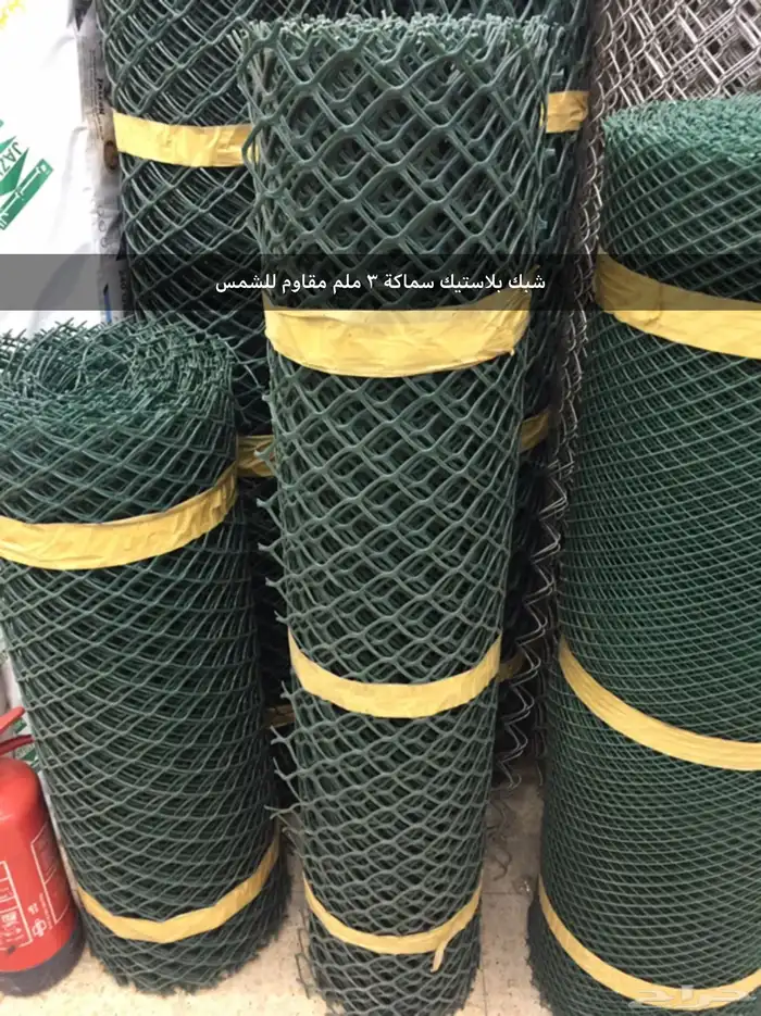 شبك بلاستيك للزينه 15 متر يتحمل حرارة الشمس 0