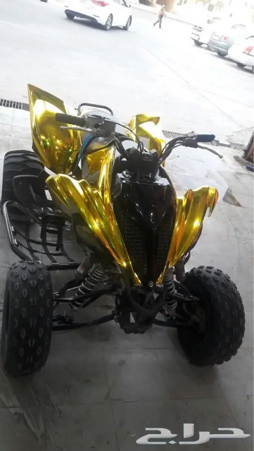 للبيع رولة تجليد ذهبي كروم للسيارات والدبابات 4