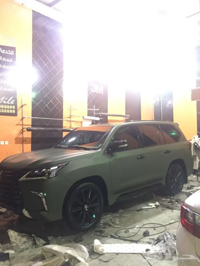 تجليد شبك ونياكل جيب اللكزس Lx570 بلاك اديشن 5