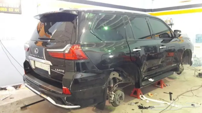 تجليد شبك ونياكل جيب اللكزس Lx570 بلاك اديشن 10