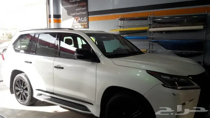 تجليد شبك ونياكل جيب اللكزس Lx570 بلاك اديشن 12