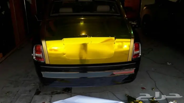 للبيع رولة تجليد ذهبي كروم للسيارات والدبابات 2