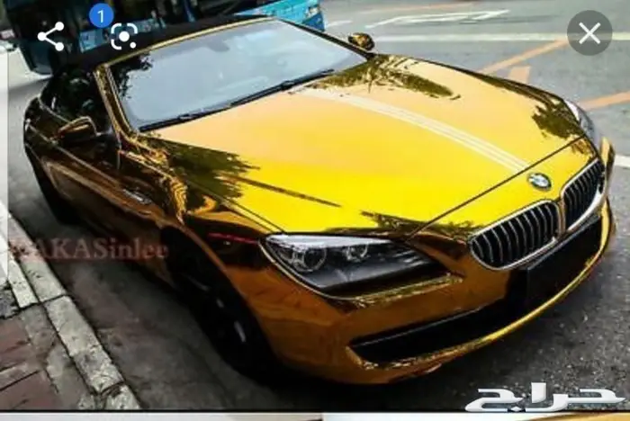 للبيع رولة تجليد ذهبي كروم للسيارات والدبابات 5