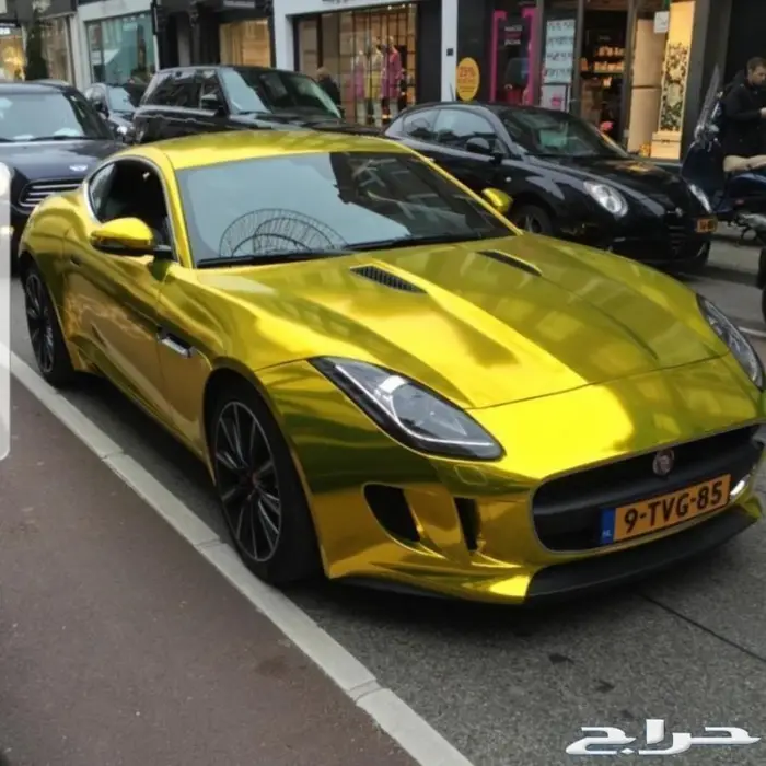 للبيع رولة تجليد ذهبي كروم للسيارات والدبابات 6