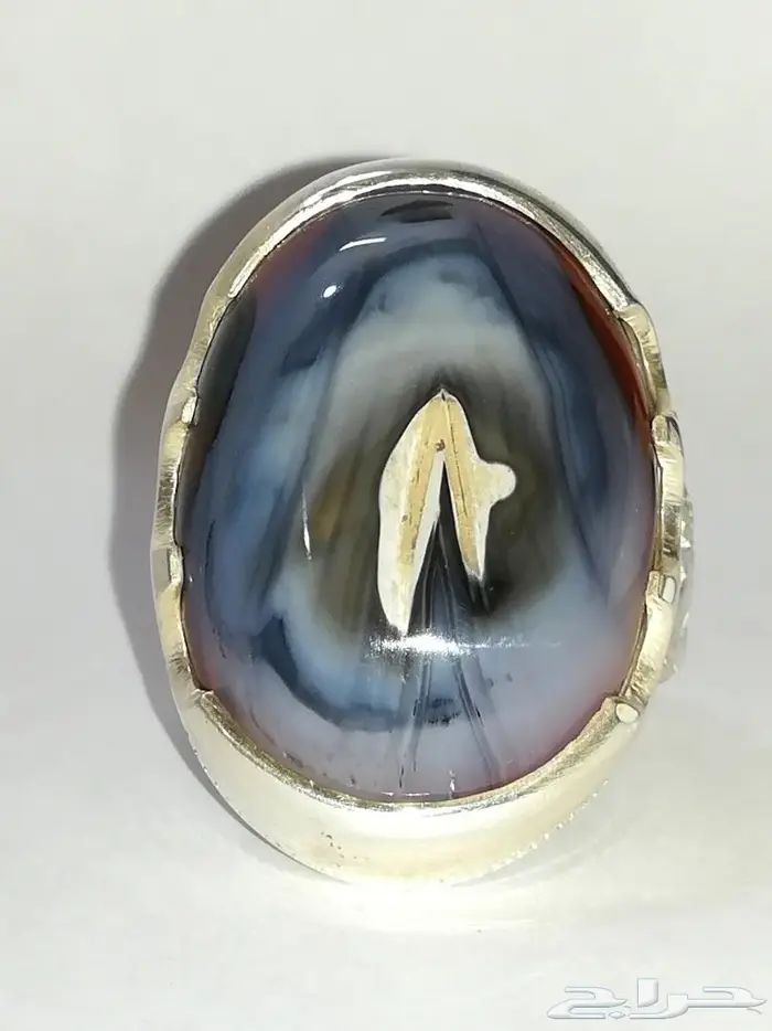 خاتم راهي عقيق إندونيسي مصور طبيعي 7