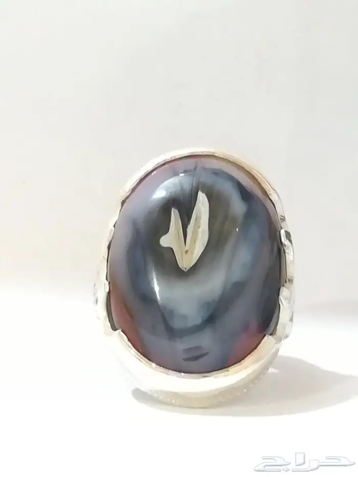 خاتم راهي عقيق إندونيسي مصور طبيعي 8