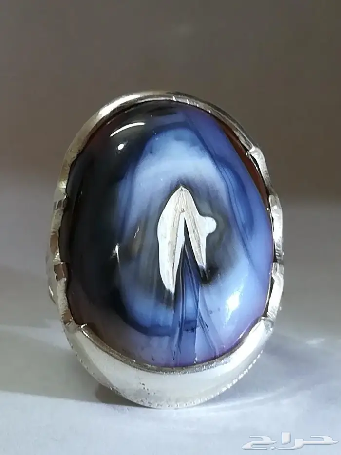 خاتم راهي عقيق إندونيسي مصور طبيعي 0