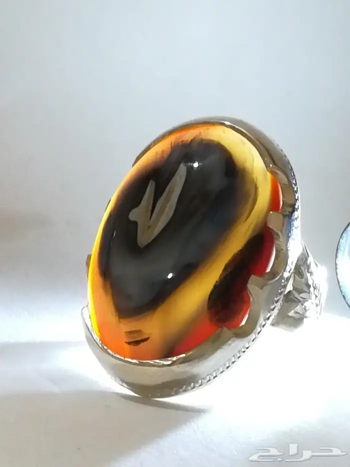 خاتم راهي عقيق إندونيسي مصور طبيعي 1