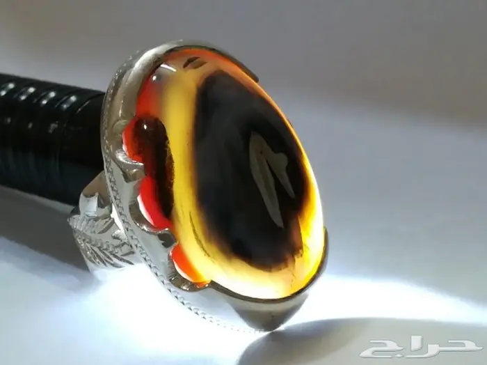 خاتم راهي عقيق إندونيسي مصور طبيعي 3