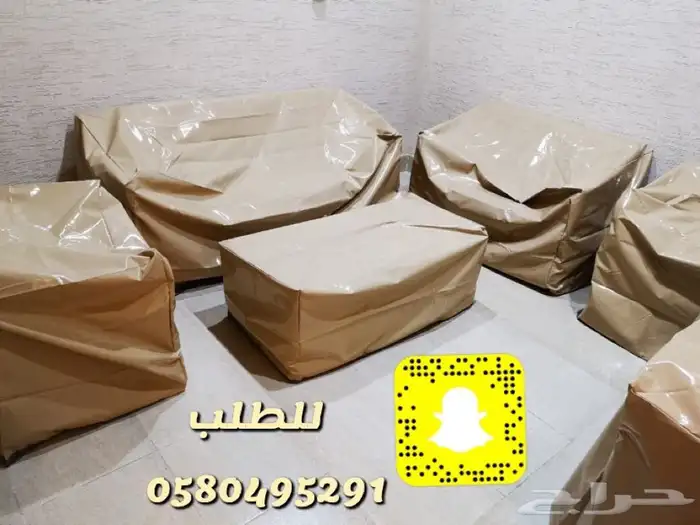 تلبيسات كراسي حماية من الشمس تفصيل على حسب المقاس 3