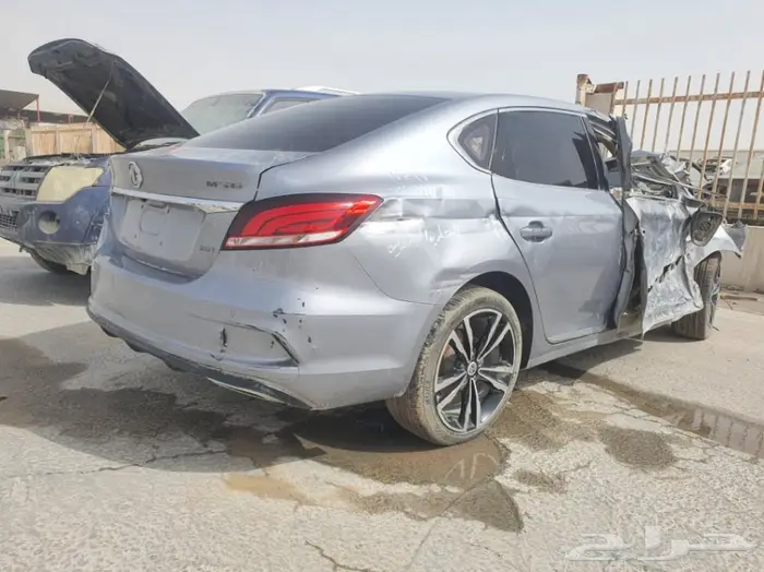 ام جي6 موديل 2020 مصدوم تشليح ((قطع غيار فقط)) 0