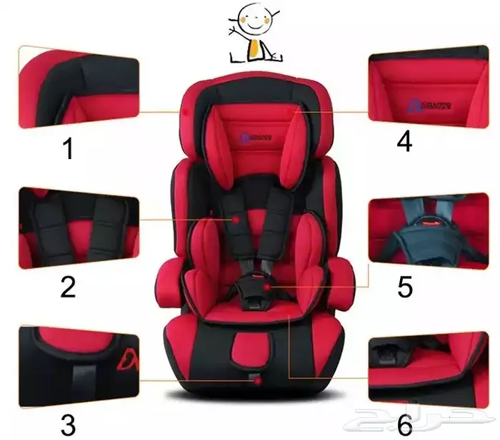 مقعد سيارة لتأمين الطفل 14