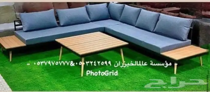 كراسي وجسات خشب وحديقه وتفصيل وكفي 6
