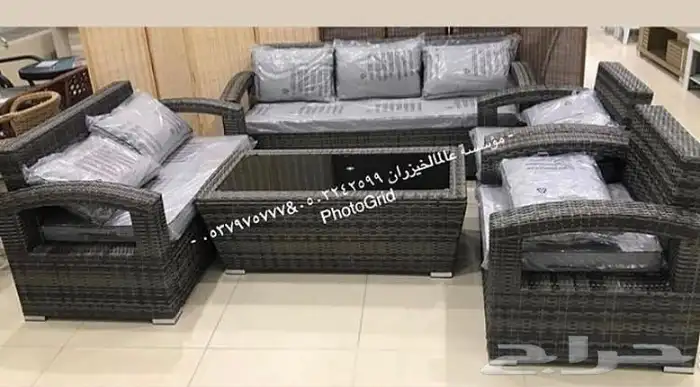 كراسي وجسات خشب وحديقه وتفصيل وكفي 15