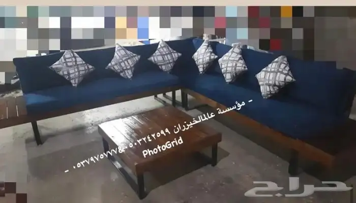 كراسي وجسات خشب وحديقه وتفصيل وكفي 16