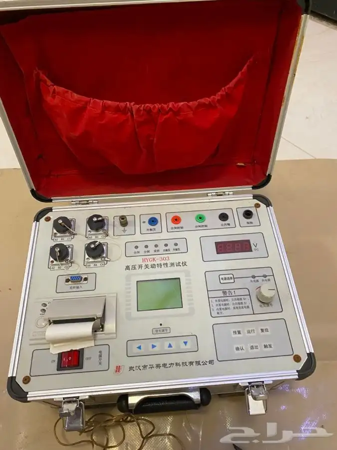 فاحص اجهزة FLUKE وفايبر والسرعة Multimeter والعزل tester 9