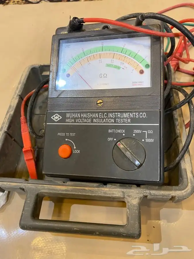 فاحص اجهزة FLUKE وفايبر والسرعة Multimeter والعزل tester 5