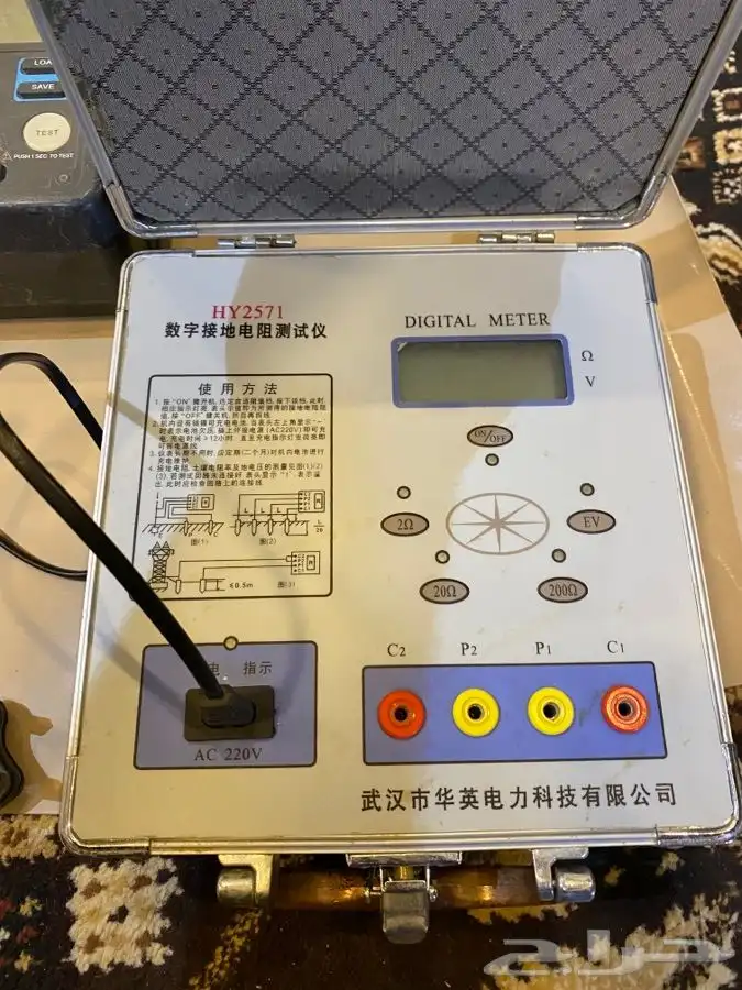 فاحص اجهزة FLUKE وفايبر والسرعة Multimeter والعزل tester 3