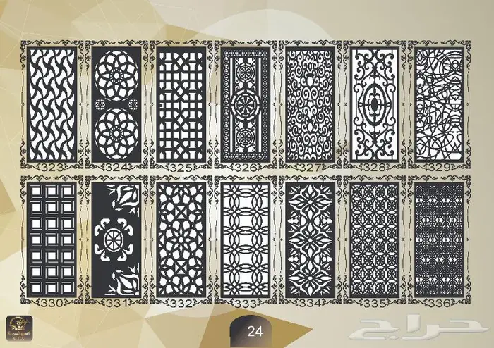 زخارف نقش كتالوج pdf مع صيغة 050185832dxf 23
