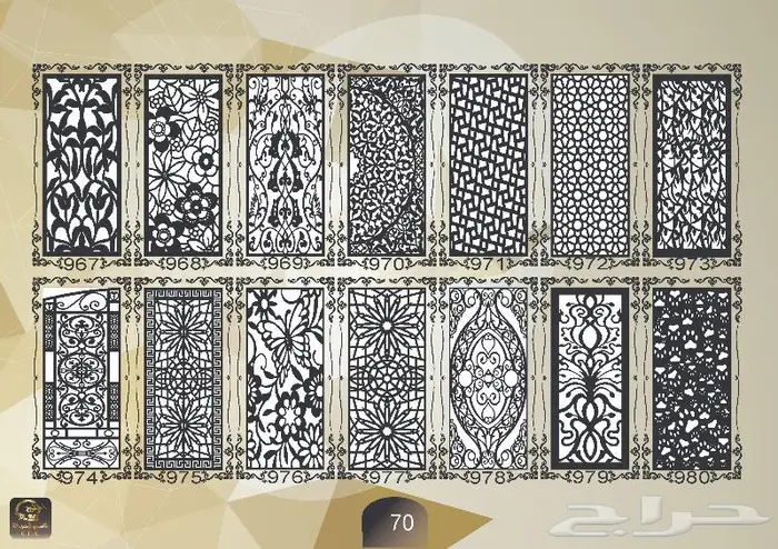 زخارف نقش كتالوج pdf مع صيغة 050185832dxf 69
