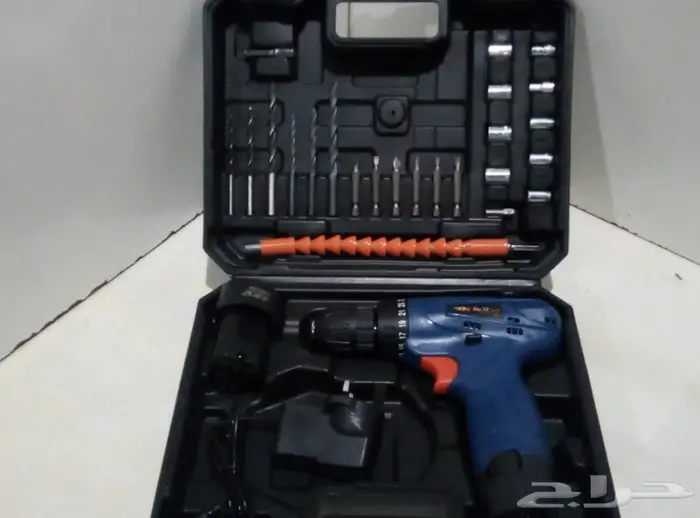 دريل شحن 12 فلت مع عده 7