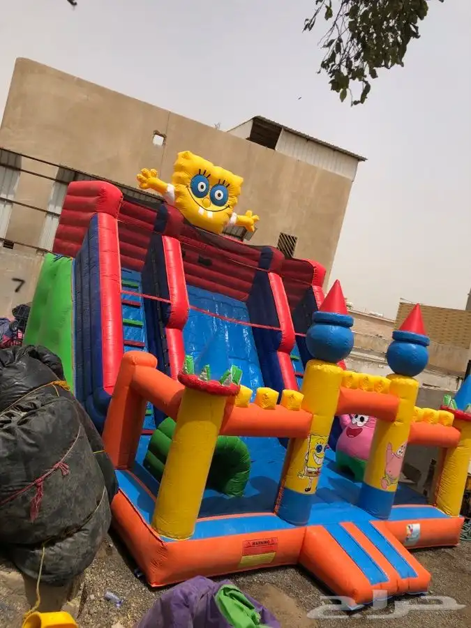 ملت داون ونطيطات وملاعب صابونيه وزحاليق مائية 0