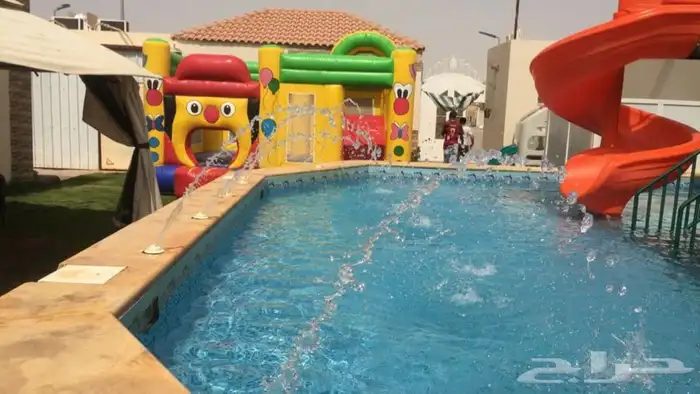 ملت داون ونطيطات وملاعب صابونيه وزحاليق مائية 7