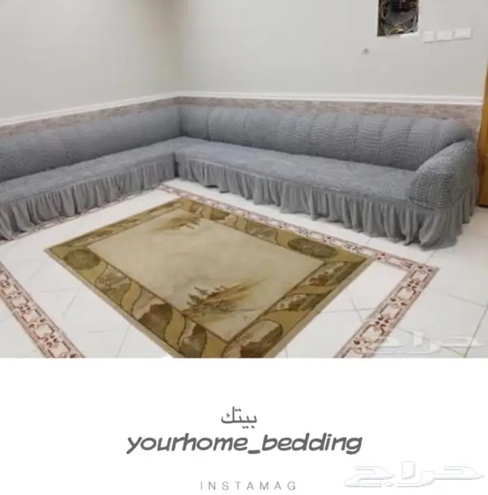 جديدنا تلبيسات الكنب تركيه حرف L 17