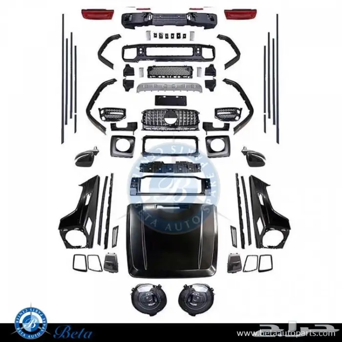تعديل جي G 500 63 نايت بكج برابوس وبدي كت للمرسيدس 37