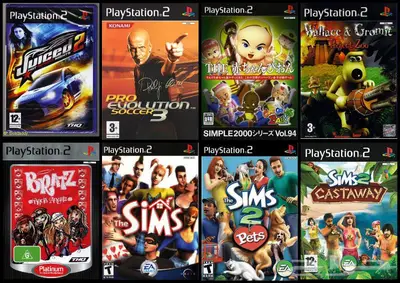 العاب سوني 2 PS2 منسوخة كوبي اشرطة 30