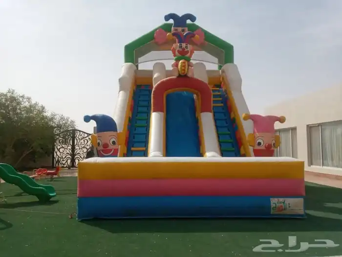 زحليقه ونطيطات وملاعب صابونية لتأجير اليومي داخل الرياض 0