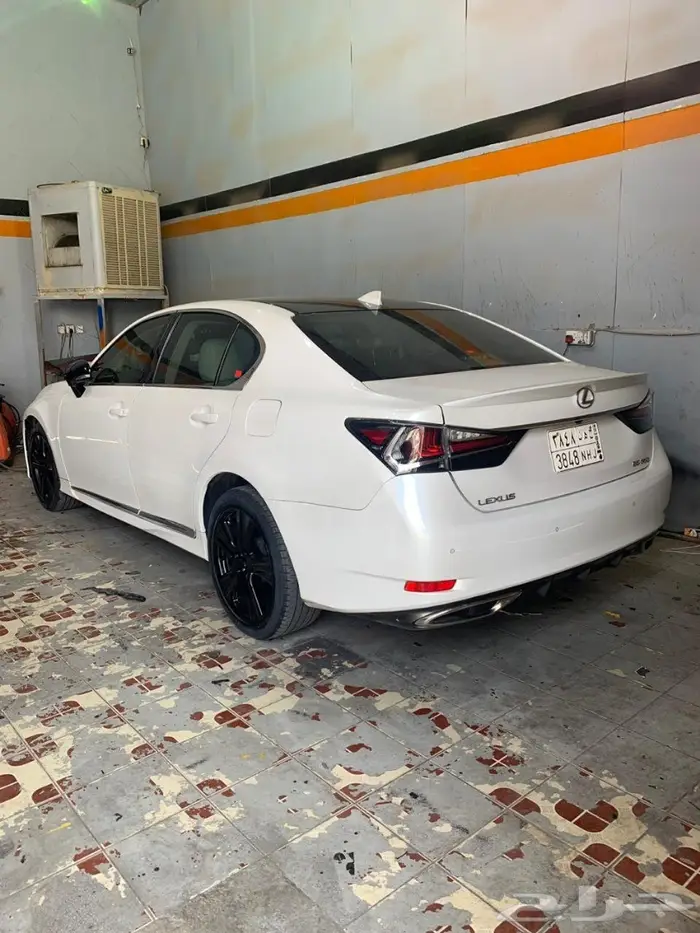 رش كليبرات اللكزس GS وتحويل لبلاك اديشن 21