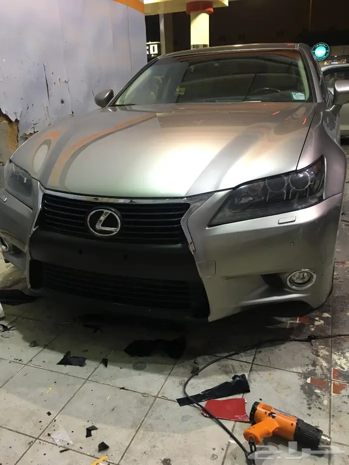 رش كليبرات اللكزس GS وتحويل لبلاك اديشن 24