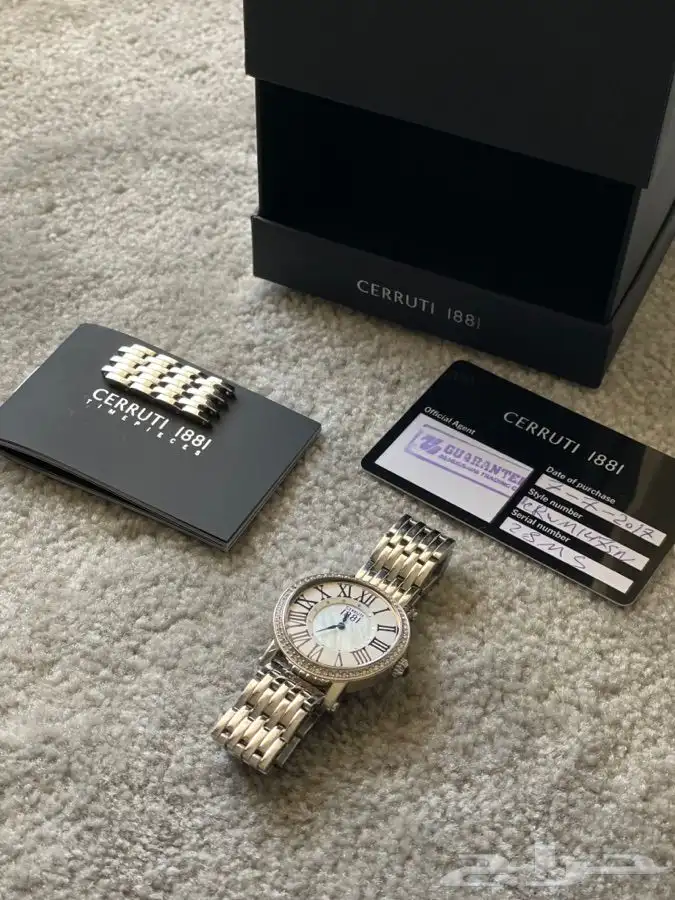 ساعة شيروتي نسائية اصلية CERRUTI 0