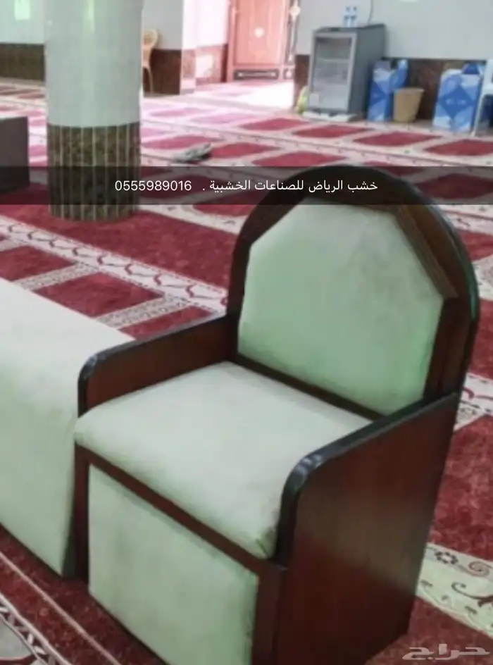 ديكور مسجد خشب - محراب - مساند ظهر - تكيات ظهر مساجد 4