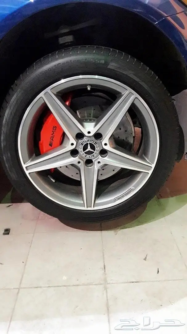 تجليد بلاك اديشن لشبك وازياق المرسيدس C class 2