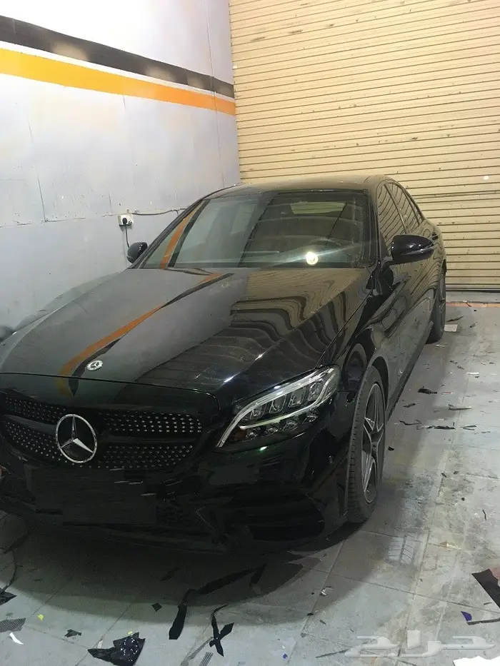 تجليد بلاك اديشن لشبك وازياق المرسيدس C class 11