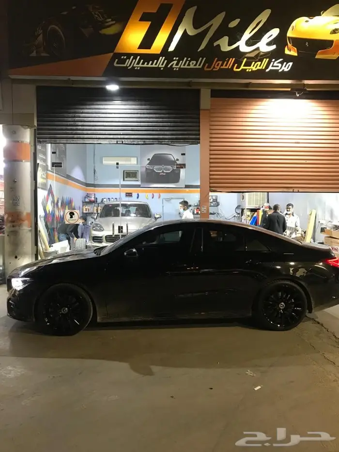 تجليد بلاك اديشن لشبك وازياق المرسيدس C class 22