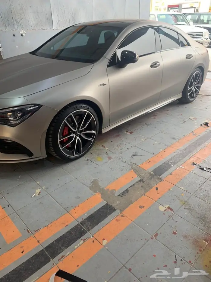 تجليد بلاك اديشن لشبك وازياق المرسيدس C class 15